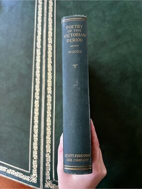 Vintage Book Poetry of the Victorian Period by George Benjamin Woods